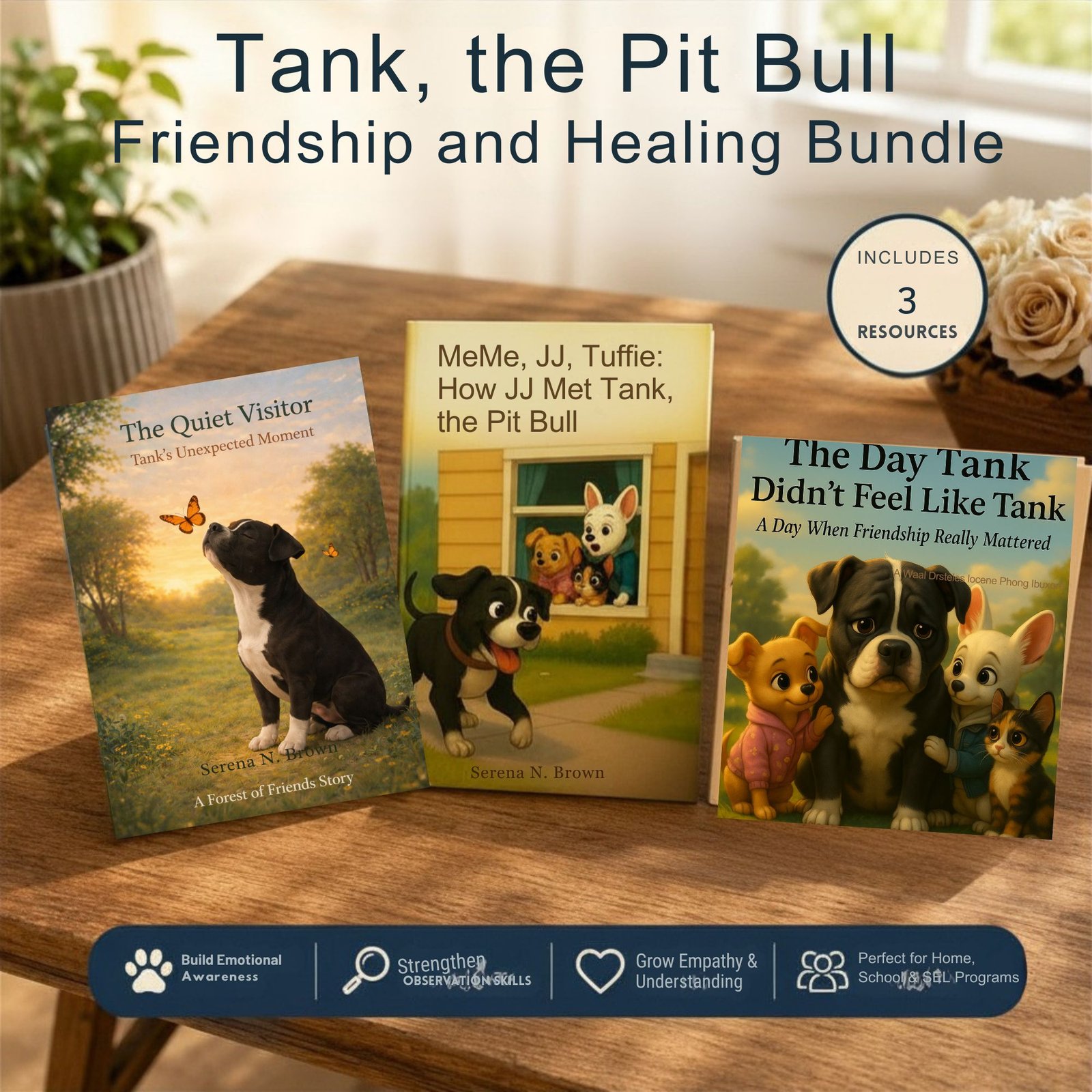 Tank the Pit Bull Friendship and Healing Bundle cover