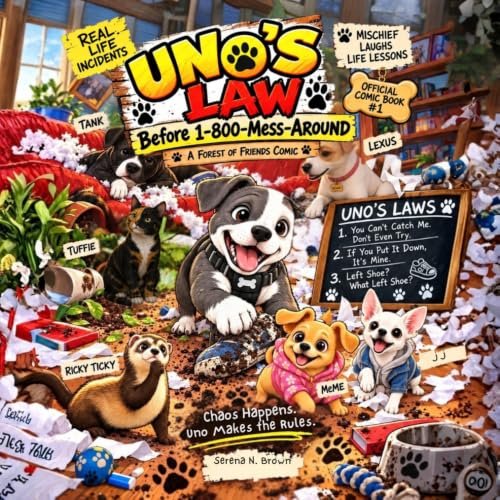 Uno’s Law: Before 1-800-Mess-Around official comic book cover