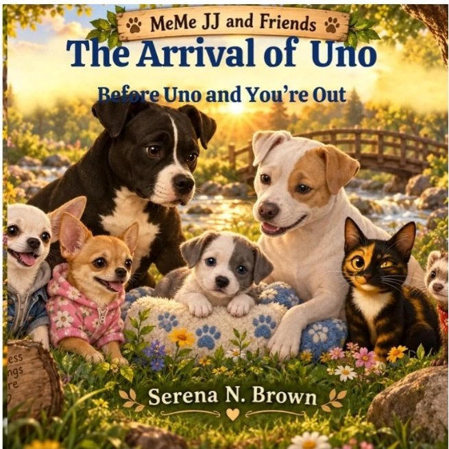 Front cover of The Arrival of Uno: Before Uno and You’re Out by Serena N. Brown