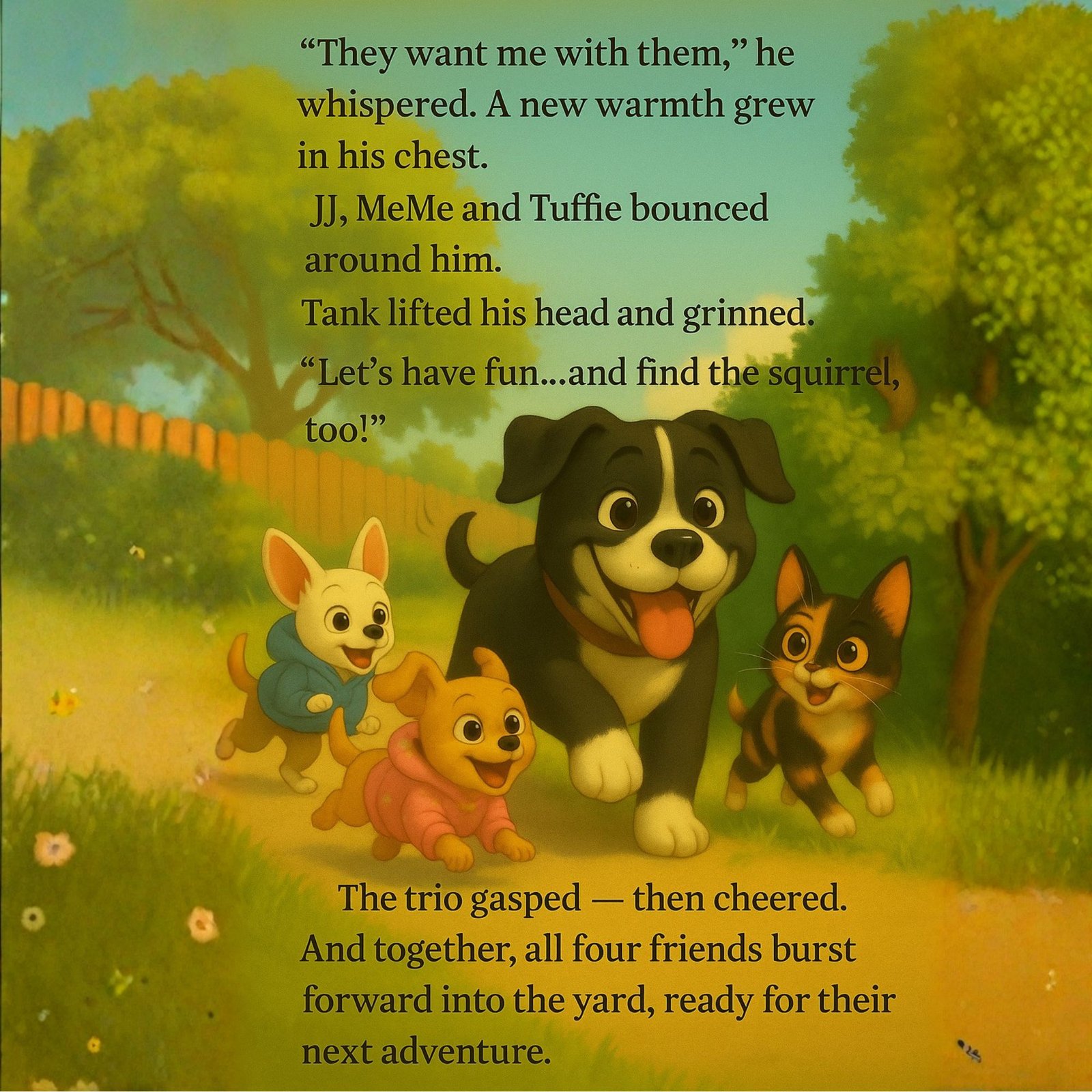 How JJ Met Tank the Pit Bull | Rescue Pet Children Book - Image 3