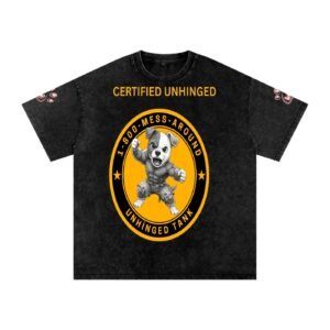 certified unhinged tank – oversized tee