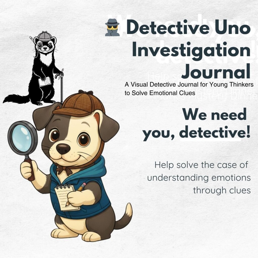 A Visual Detective Journal for Young Thinkers to Solve Emotional Clues
