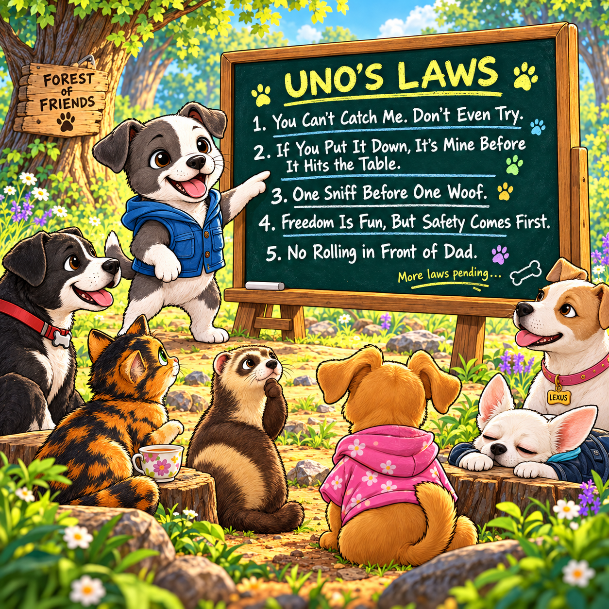 Uno's Law Children's Comic Book | Before 1-800-Mess-Around - Image 3